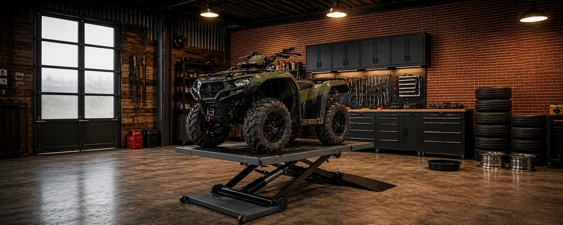 ATV/UTV Lifts | Jet Ski, Snowmobile & Mower Lifts | GLD — Garage Lifts ...
