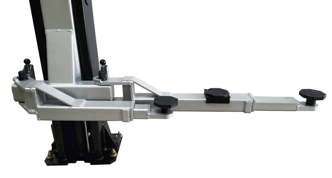 Tuxedo TP9KAC-TUX Two Post Clear Floor Lift 9,000 lb Asymmetric Arms