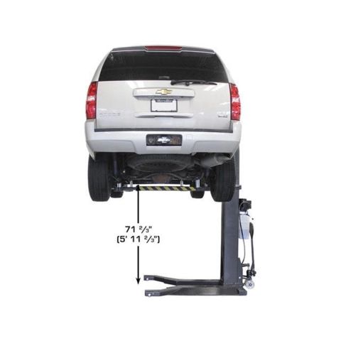 Atlas ATEXH-PSP-6000-FPD Single Post Lift 6000 lb Portable Low Profile