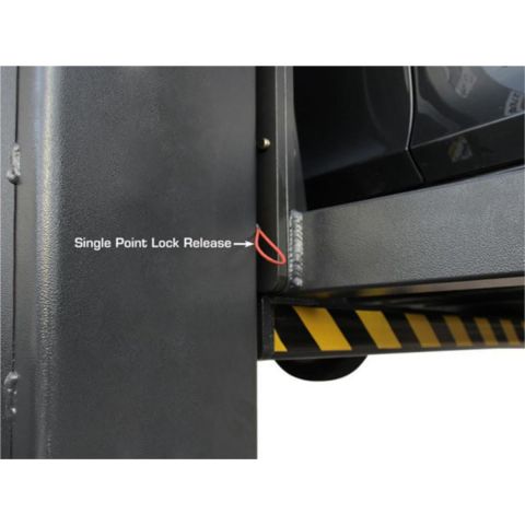 Atlas ATEXH-PSP-6000-FPD Single Post Lift 6000 lb Portable Low Profile
