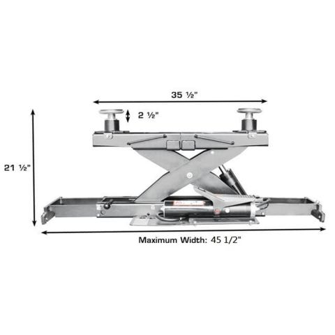 Atlas ATEAP-RJ7000-FPD Rolling Bridge Jack 7000 lb Air Hydraulic ALI Certified