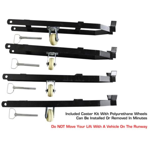 Atlas APEX8-COMBO-FPD 8000 lb 4-Post Lift Combo with RJ35 Sliding Bridge Jacks