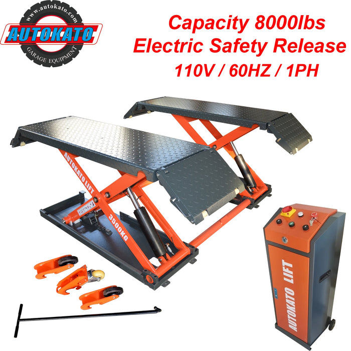 Katool X85 Mid-Rise Scissor Lift 8,000 lb - 110V