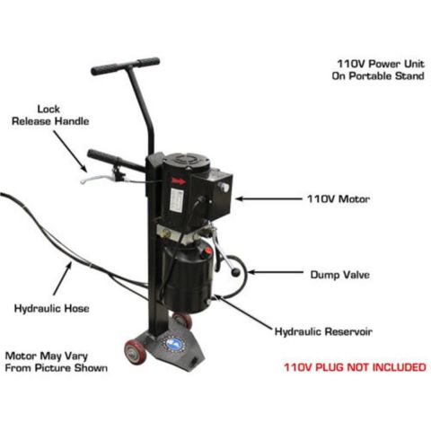 Atlas 6MR Portable Mid-Rise Scissor Lift 6,000 lb Car Lift