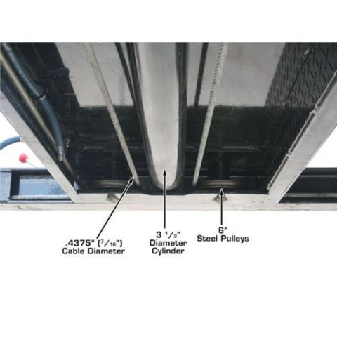 Atlas PRO9000-FPD 4 Post Lift 9000 lb Extra Tall Wide Long Storage