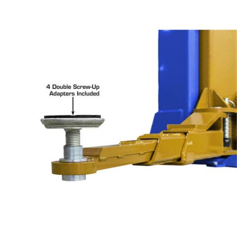 Atlas PVL9BP-FPD 2 Post Lift 9000 lb Baseplate Low Ceiling