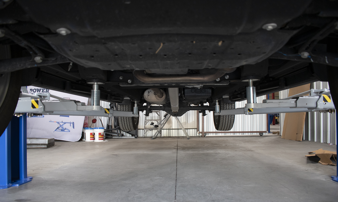 Tuxedo TP10KAC-DX Two Post Clear Floor Lift 10,000 lb Bi-Symmetric