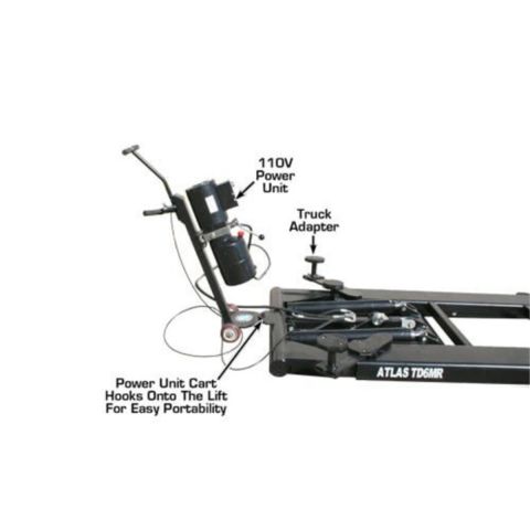 Atlas 6MR Portable Mid-Rise Scissor Lift 6,000 lb Car Lift