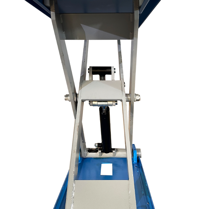 M&E Mid Rise Scissor Lift 7700lbs pneumatic Release Auto Lift Car Lift 220V x8p