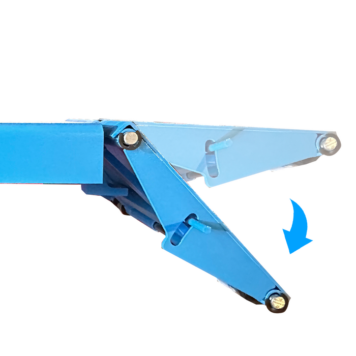 M&E Mid Rise Scissor Lift 7700lbs pneumatic Release Auto Lift Car Lift 220V x8p