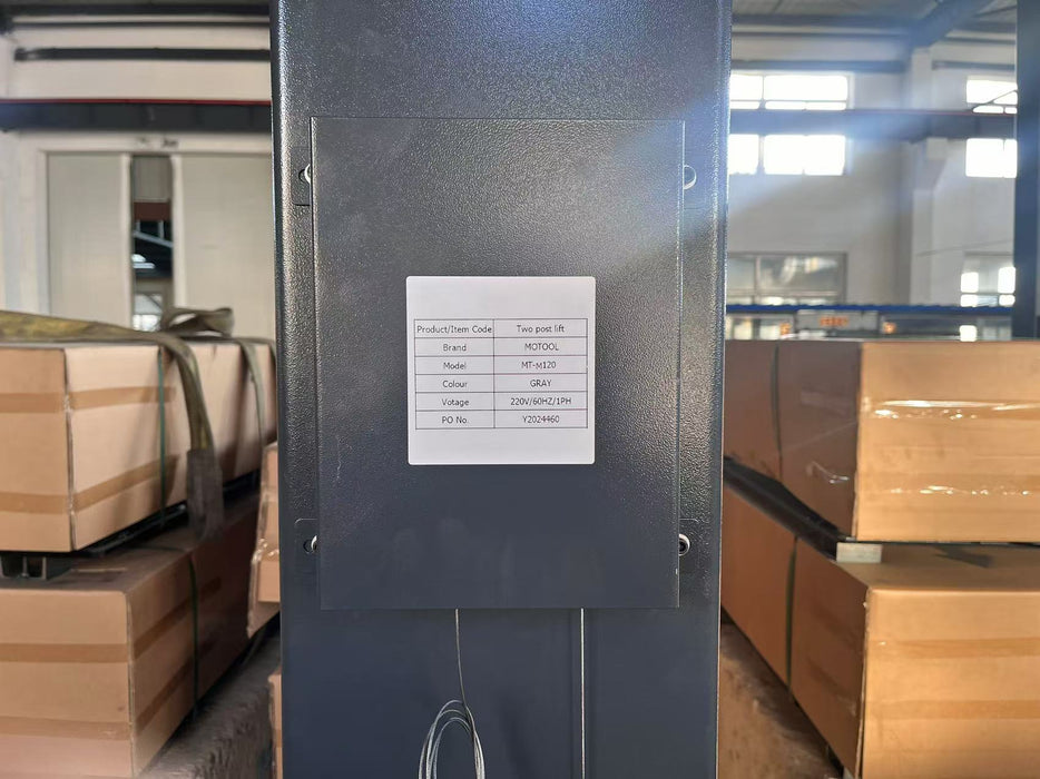Katool MT-M120 2-Post Floor Plate Lift 12000 lb Heavy Duty