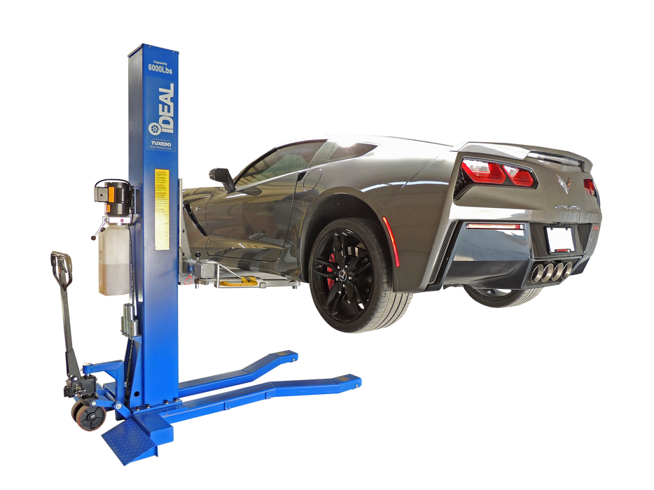 iDEAL MSC-6KLP iMobile Single Column Lift 6,000 lb Low Profile