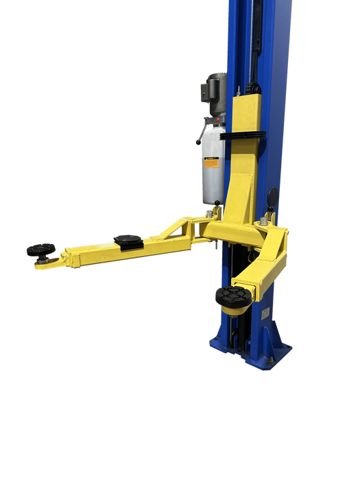 Tuxedo TP9KACX Two Post Clear Floor Lift 9,000 lb Asymmetric Arms