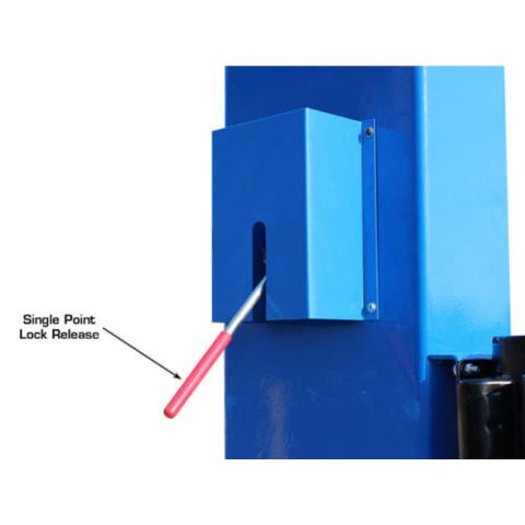 Atlas BP12000X-FPD 2 Post Lift 12000 lb Baseplate Low Ceiling