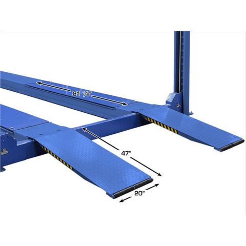 Atlas PVL14OF-EXT-FPD 4 Post Lift 14000 lb Open Front Alignment