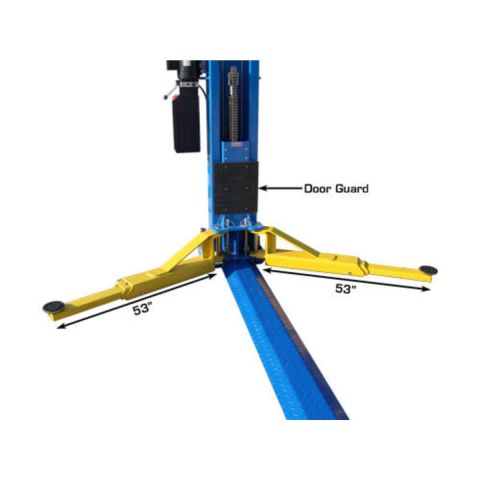 Atlas BP12000X-FPD 2 Post Lift 12000 lb Baseplate Low Ceiling