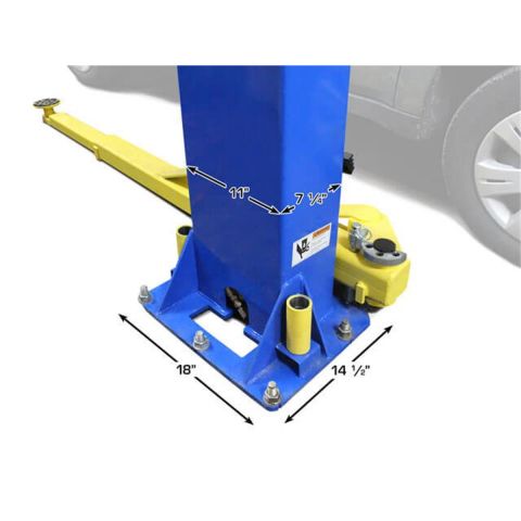 Atlas PRO-9D 2-FPD Post Lift 9000 lb Overhead Direct Drive
