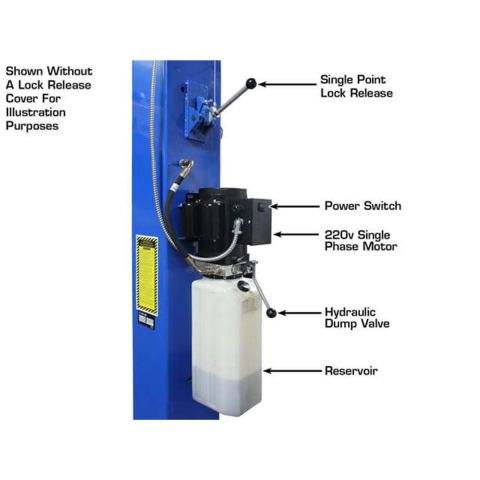 Atlas PRO-9D 2-FPD Post Lift 9000 lb Overhead Direct Drive