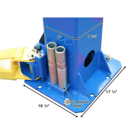 Atlas 9OHSC-SS-FPD 2 Post Lift 9000 lb Overhead Single Piece Column