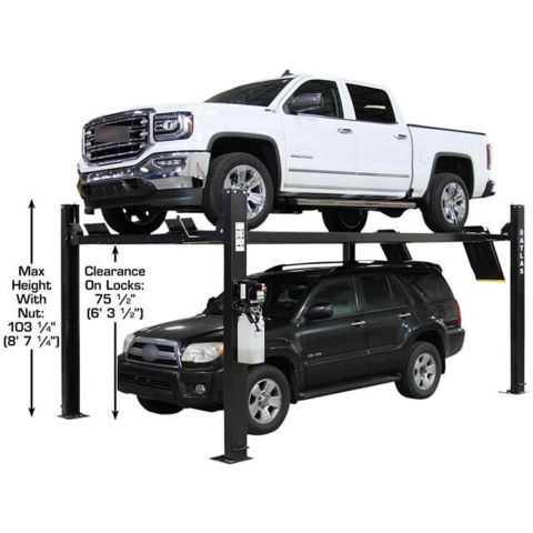 Atlas Apex9-FPD 4 Post Lift 9000 lb ALI Certified Portable Storage