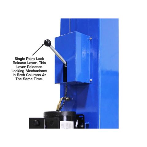 Atlas PRO-9D 2-FPD Post Lift 9000 lb Overhead Direct Drive