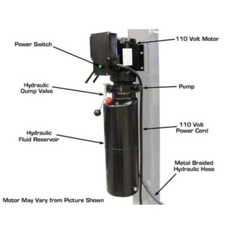 Atlas PRO8000-FPD 4 Post Lift 8000 lb Portable Storage