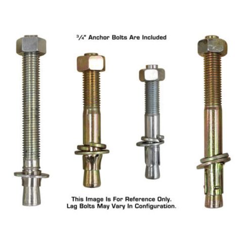 Atlas 9OHSC-SS-FPD 2 Post Lift 9000 lb Overhead Single Piece Column