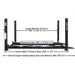 Atlas Apex9-FPD 4 Post Lift 9000 lb ALI Certified Portable Storage