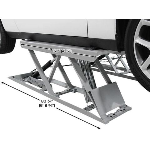 Atlas 6PL Open Center Low Rise Scissor Lift 6,000 lb Car Lift