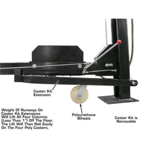 Atlas PRO8000-FPD 4 Post Lift 8000 lb Portable Storage