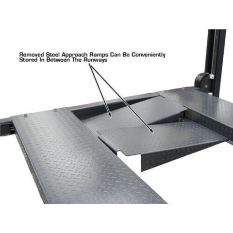 Atlas ATEATTD-408SL-FPD 4-Post Lift 8000 lb Portable