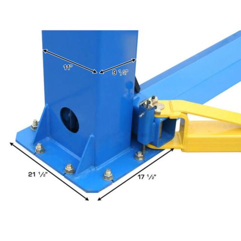 Atlas BP10000X-FPD 2 Post Lift 10000 lb Baseplate Commercial Grade