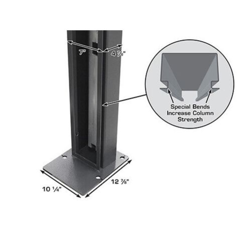Atlas ATEATTD-408SL-FPD 4-Post Lift 8000 lb Portable