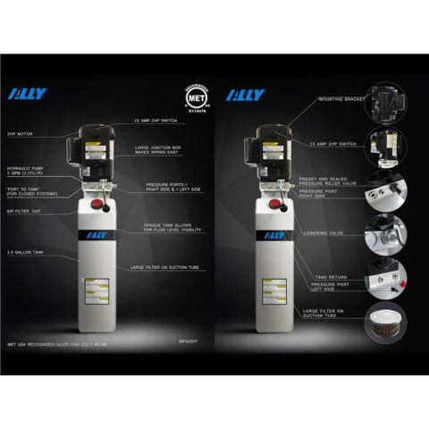 Atlas Platinum PVL14 14000 lb 4-Post Lift Combo with RJ7000 Sliding Bridge Jacks