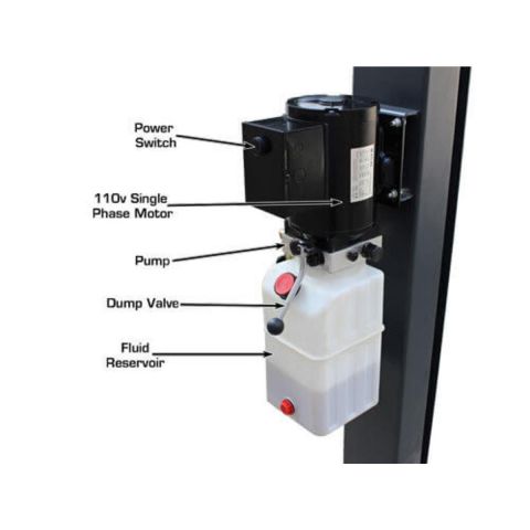 Atlas ATEATTD-408SL-FPD 4-Post Lift 8000 lb Portable
