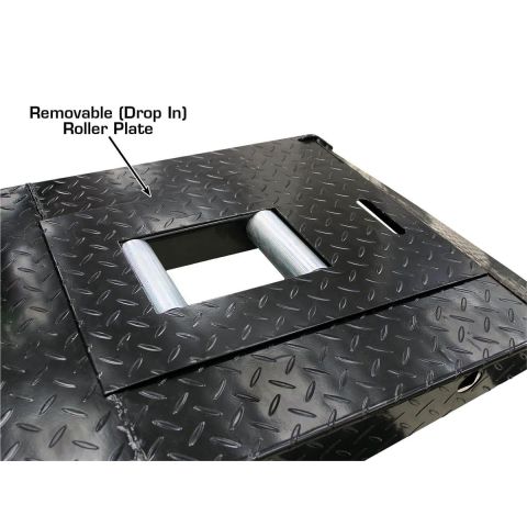 Atlas ATEHT-ACL-FPD Motorcycle Lift 1,000 lb Air Operated Roller Plate