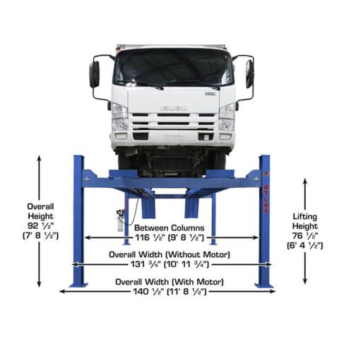 Atlas PVL14-FPD 4 Post Lift 14000 lb ALI Certified Commercial