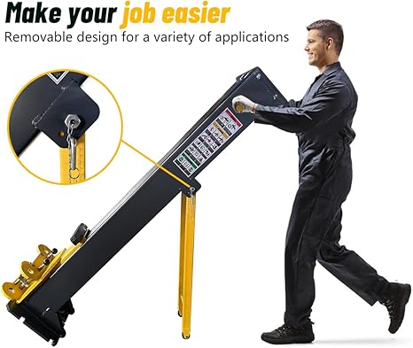 Katool 8000 lbs Tested Portable 2 Post Lift PMRL-200 Adaptable 2 Post Lift Mobile Car Lift Two Post Lift for Home