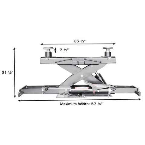 Atlas Platinum PVL14 14000 lb 4-Post Lift Combo with RJ7000 Sliding Bridge Jacks