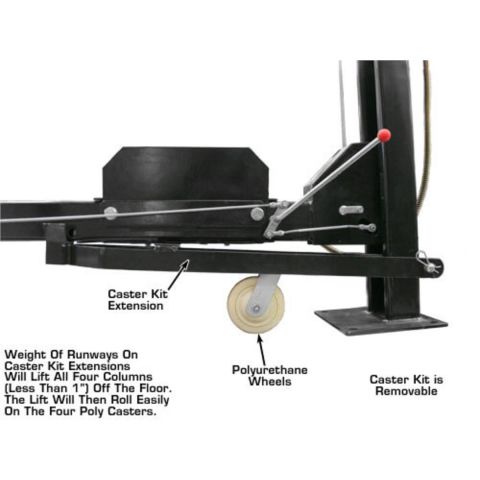 Atlas PRO8000EXT-FPD 4 Post Lift 8000 lb Extra Tall Storage