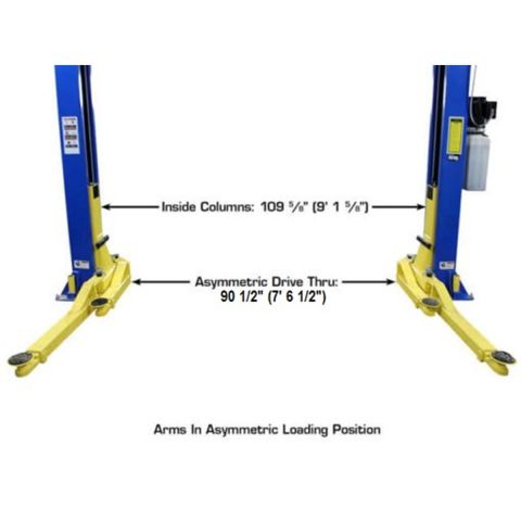Atlas PRO-9D 2-FPD Post Lift 9000 lb Overhead Direct Drive