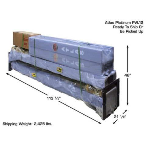 Atlas Platinum PVL12 2 Post Lift 12000 lb Extra Tall Wide
