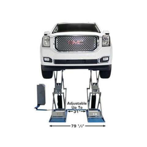Atlas SLP9K Full-Rise Scissor Lift 9,000 lb Heavy Duty Car Lift