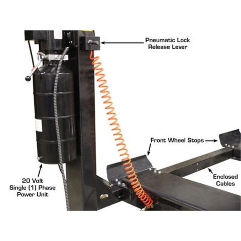 Atlas PRO7000ST-FPD 4 Post Lift 7000 lb Super Tall Storage