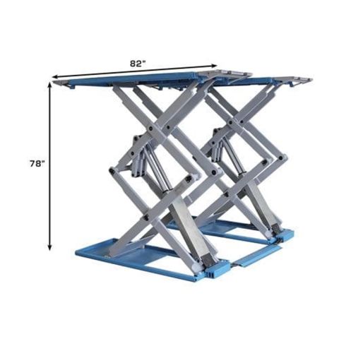 Atlas SLP9K Full-Rise Scissor Lift 9,000 lb Heavy Duty Car Lift