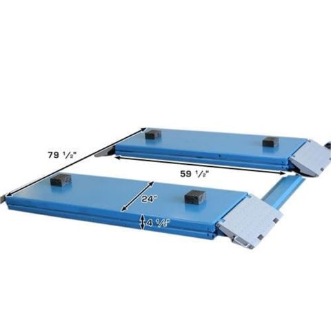 Atlas SLP9K Full-Rise Scissor Lift 9,000 lb Heavy Duty Car Lift