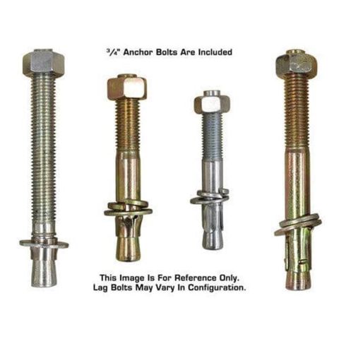 Atlas Platinum PVL14OF-EXT 14000 lb 4-Post Open Front Alignment Lift Combo with RJ7000 Sliding Bridge Jacks