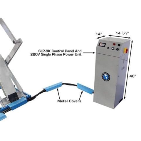Atlas SLP9K Full-Rise Scissor Lift 9,000 lb Heavy Duty Car Lift