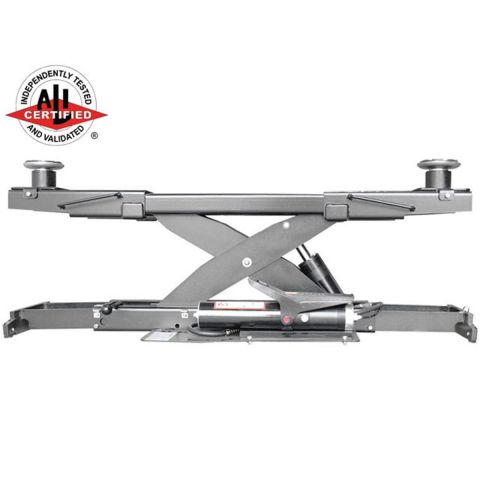 Atlas Platinum PVL14OF-EXT 14000 lb 4-Post Open Front Alignment Lift Combo with RJ7000 Sliding Bridge Jacks