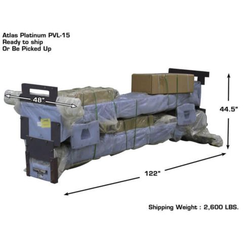 Atlas PVL15-FPD 2 Post Lift 15000 lb Overhead Heavy Duty